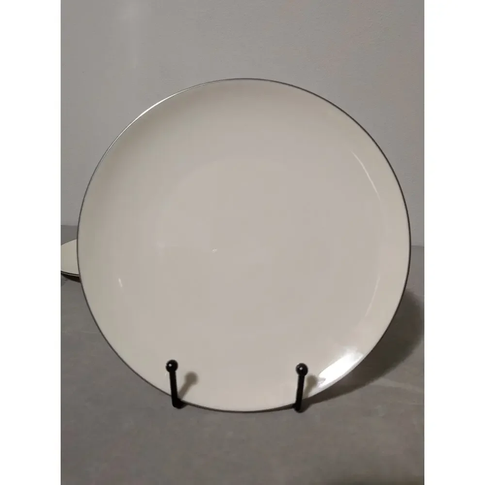 Lenox Olympia Platinum X303P Fine China Lot - 3 Salad Plates & 2 Dessert Plates